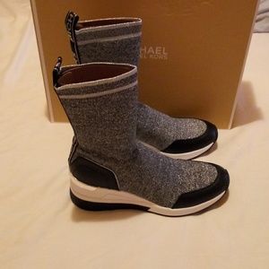 michael kors grover knit bootie